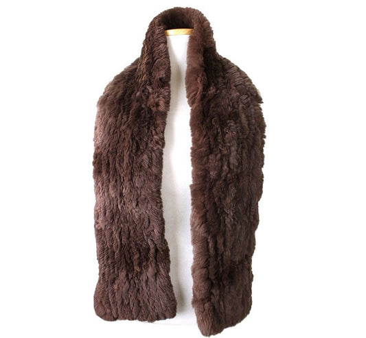 Other Brand Brown Rabbit Knitting Long Scarf 26811928