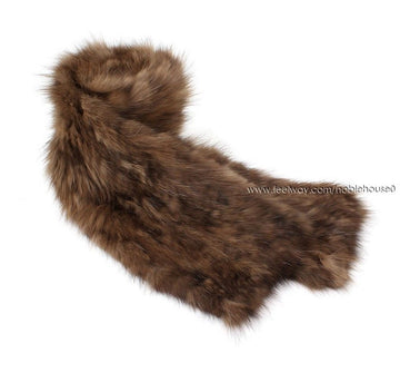 Other Brand Ield Sable Natural Brown Knitting Muffler 2187609137 26811833