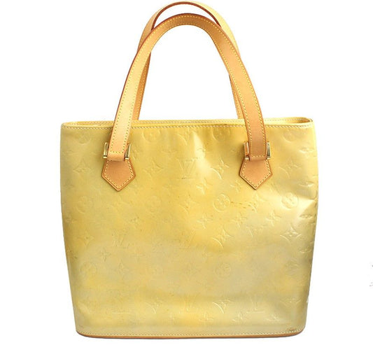 Louis Vuitton Yellow Vernis Tote Bag 27026053
