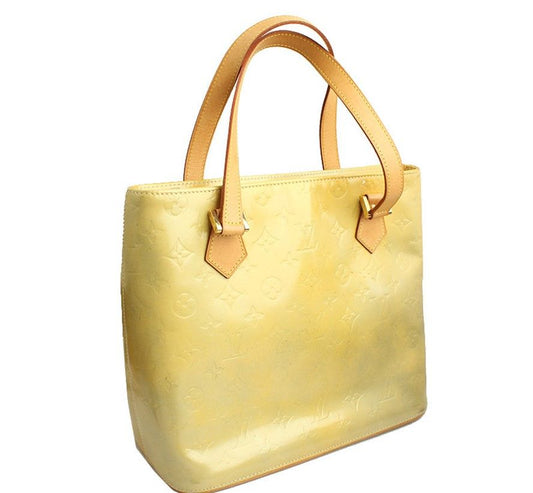 Louis Vuitton Yellow Vernis Tote Bag 27026053