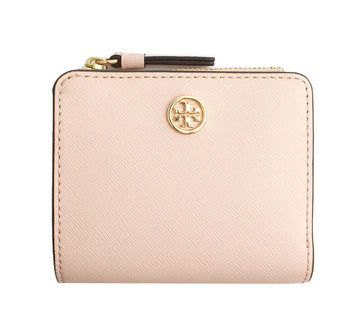 TORY BURCH Rosa Saffiano Geldbörse mit goldener Hardware 27266878