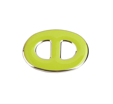 HERMES Chandal Silbergrüner Schalring 28188698