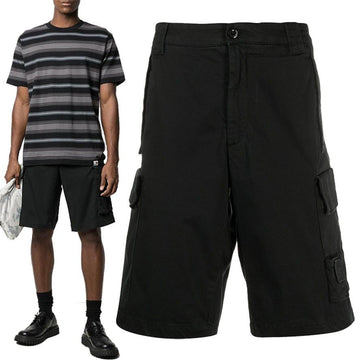 CP COMPANY ショートパンツ ロゴパッチ 10CMBE160A 005694G 999 28395175