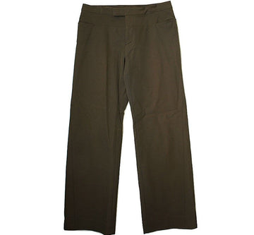 ISSEY MIYAKE イセイ ハート モスグリーン 綿混紡 パンツ 66 28421119