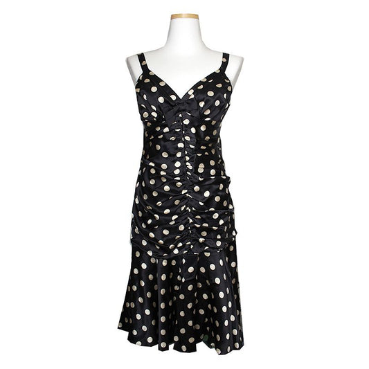 BETSEY JOHNSON Betsy Johnson Kleid aus Seide Schwarz & Weiß 66 45060230