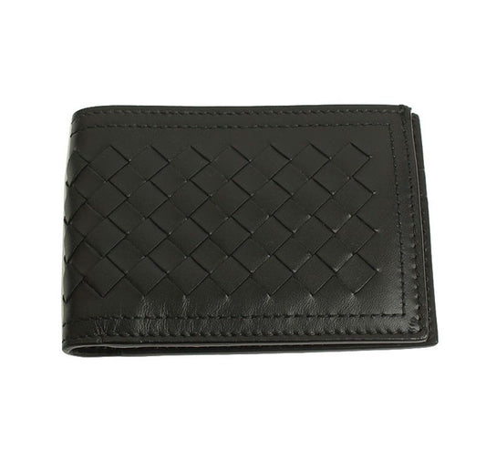 Bottega Veneta Black Woven Wallet 28433379