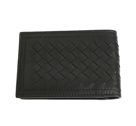 Bottega Veneta Black Woven Wallet 28433379