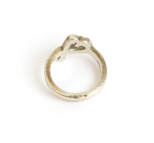 Tiffany & Co Loving Heart 925 Silver Ring 12 28601839