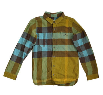 BURBERRY Kinder Blau-Grün Karomuster Hemd 10 Jahre 28601912