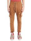 Rick Owens Men's Drawstring Cargo Pants in Camel IT 50 28652359 [P]