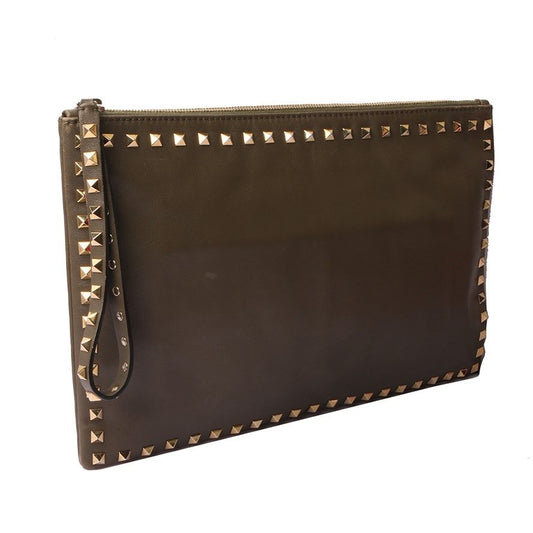 VALENTINO ロックスタッドストラップクラッチバッグラージ 28985-2 29113048