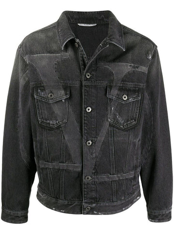 Valentino V Logo Vintage Denim Jacket Oversized 1000000968 29558899