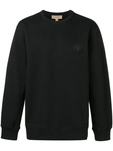 Burberry Mini Logo Embroidery Sweatshirt Black stamp: 8007305 1000000706 29575411 [P]