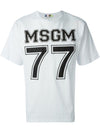 OTHER MSGM 77 刺繍プリント Tシャツ 1840MM95154259 1000000360 29575425 [P]