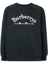 Burberry Lettering Embroidered Sweatshirt Navy 8003016 1000000666 29575410 [P]
