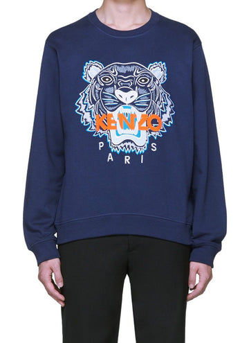 KENZO タイガー刺繍スウェットブルー 4XC 5SW001 78 1000000223 29575509