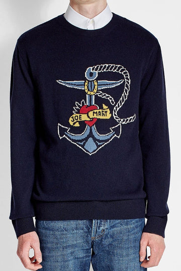 VALENTINO Anker Herz Kaschmir Strickwaren 598 1000000204 29575607