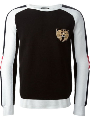 BALMAIN イーグルパッチコレクションバイカーニット S5HM638C888B 1000000040 29575675