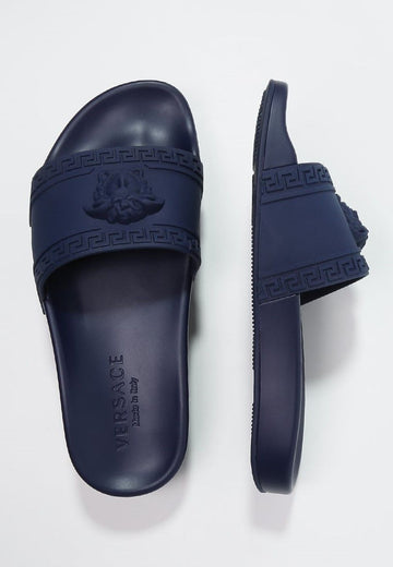 VERSACE Medusa Logo Slipper 100% Leder DG09G 1000000238 29575604