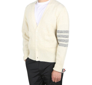 THOM BROWNE モヘアツイードカーディガン 00278 100 29929863
