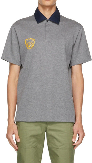 Lanvin Polo Shirt Light Gray RMPL0002J08512 29962306