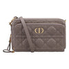 DIOR 22SS Caro Double Pouch Schultertasche Topf 45M 30121752 [P]