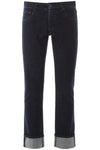 Prada Triangle Logo Patch Selvedge Denim Pants 30158299 [P]