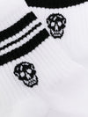 ALEXANDER MCQUEEN 22SS スカルストライプソックス 6454233D17Q 30633182 [P]