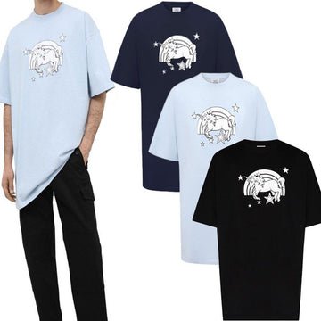 VETEMENTS Unicorn T-Shirt mit Rundhalsausschnitt UE51TR390B UE51TR390N UE51TR390X 31481945