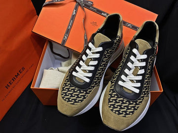 HERMES Drive sneaker ドライブ スニーカー ブラウン 42 32283787