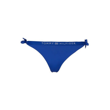 TOMMY HILFIGER [Refurbished-Produkt] (S-Größe) Damen Logo Tie Bikini Hosen Blau 34542507