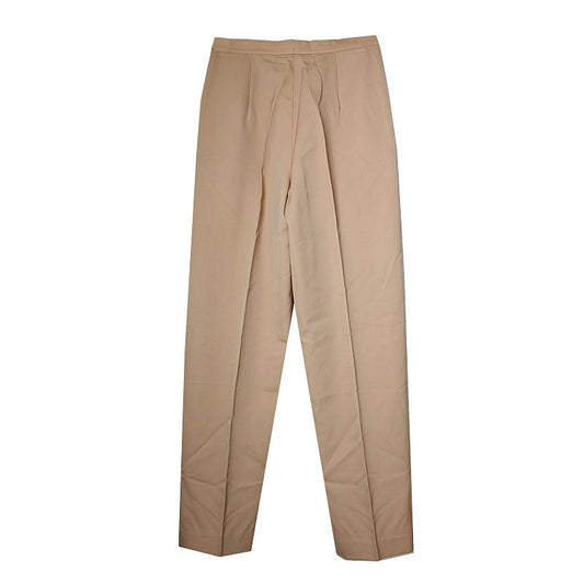 GENNY Jenny Goldbeige Wolle Bundfaltenhose 55 45211083