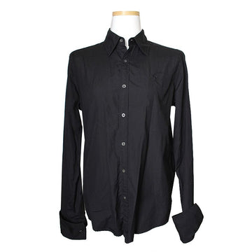 POLO RALPH LAUREN ブラックスリムフィットシャツ 44, 55 45273232