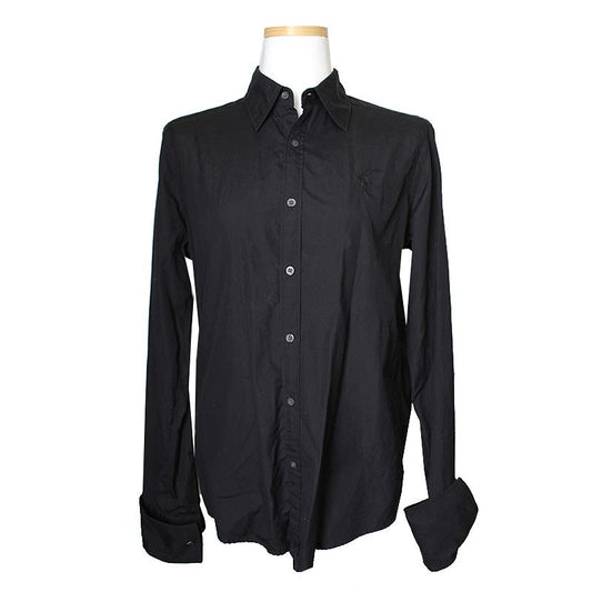 POLO RALPH LAUREN ブラックスリムフィットシャツ 44, 55 45273232
