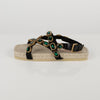 GUCCI Grosgrain Kristall Espadrilles Sandalen 35 44335248 [P]