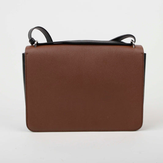 BURBERRY 4075926 ミディアムブラウンヴィンテージチェックトリミングDリングショルダー兼クロスバッグ 44458633