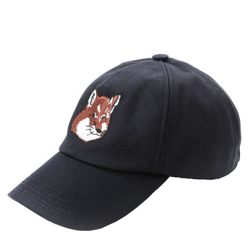 MAISON KITSUNE (HU06118WW0007 NAVY) ビッグフォックスヘッドキャップ 45459327
