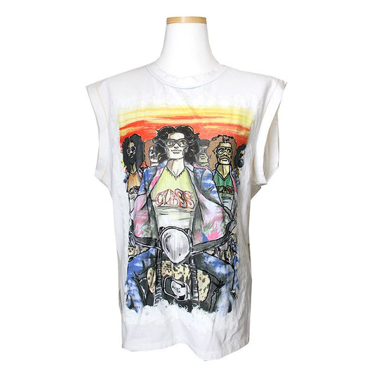 Roberto Cavalli Class Line Sleeveless Printed T-Shirt 66 45720723