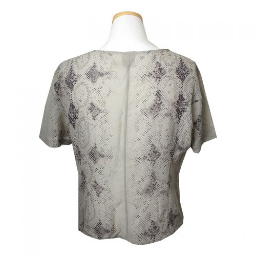 KRIZIA Crizia Silk Python Print Top 66 45755269