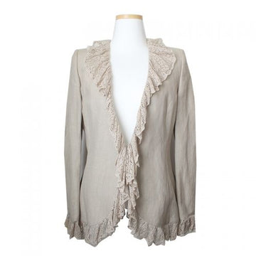 UNGARO Emanuel Linen Silk Jacket 44 45785517