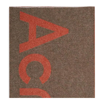 ACNE STUDIOS Acne 23SS TORONTY Logo Two-Tone Wollschal Braunrost Orange CA0104 CUR 45907471