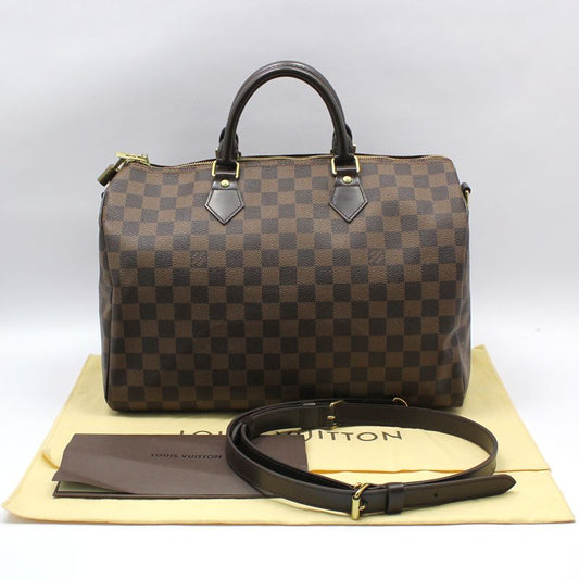 LOUIS VUITTON ダミエ・エベン・バンドリエール・スピーディ35・ショルダーバッグ 46037448