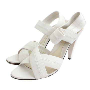 BALLY ホワイトレザーストラップサンダル 41 46201910