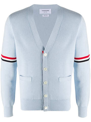 THOM BROWNE アームバンド ミラノ カーディガン ブルー ( MKC310A Y3007 480 ) 46448985