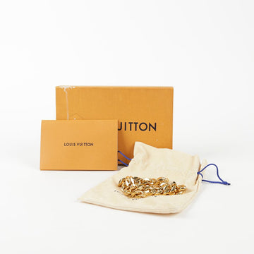 Louis Vuitton Gold Color LV Chain Link Necklace M00304 45769373