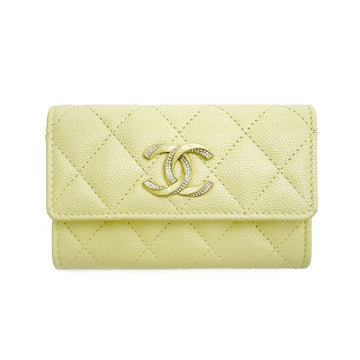 CHANEL COCO GLITZ Card Holder Snap Lemon Full Set Gift 46451127