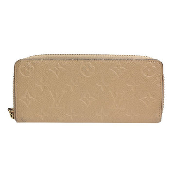 LOUIS VUITTON Clemence Zipp Wallet in Beige 12345 46454519