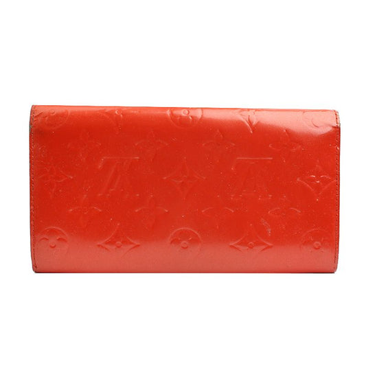 LOUIS VUITTON Monogram Vernis Orange Sarah Geldbörse 2006 46454860