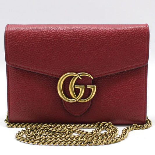 GUCCI 401232 GG マモント レッド WOC クロスバッグ 46559976