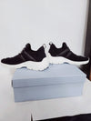 PRADA Echtes schwarzes Logo-Strick-Sneaker 35 46632687 [P]